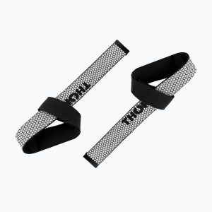 Paski do podnoszenia ciężarów THORN FIT Lifting Straps Anti-Slip grey. Szare paski THORN FIT, bez wzorów, sportowe. Za 52,99 zł.