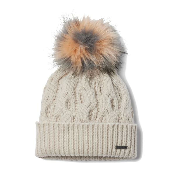 Czapka zimowa damska Columbia Boundless Days Cable. Brązowe czapki Columbia, bez wzorów, sportowe. Za 109,99 zł.