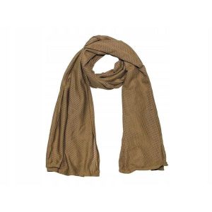 Szal maskujący siatka 190 x 70 cm coyote. Brązowe szaliki MFH MAX FUCHS, bez wzorów. Za 42,99 zł.