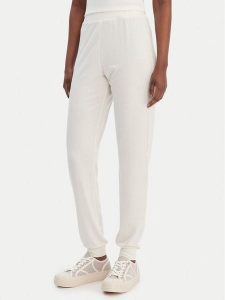 Guess Spodnie dresowe O6GB01 KCQP2 Écru Regular Fit. Spodnie dresowe Guess, l, z aplikacjami, z dresówki. Za 209,99 zł.