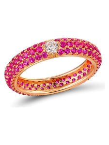 Les Favorites Pozłacany pierścionek z cyrkoniami rozmiar: 56. Czerwone pierścionki Les Favorites, z cyrkonią, pozłacane. Za 153,71 zł.