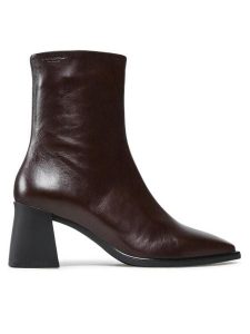 Vagabond Shoemakers Botki Hedda 5002-001-35 Brązowy. Brązowe botki Vagabond Shoemakers, bez wzorów, ze skóry, bez obcasa, na słupku, bez zapięcia. Za 449,99 zł.