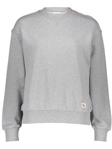 Calvin Klein Bluza w kolorze szarym rozmiar: L. Szare bluzy Calvin Klein, l, bez wzorów, z bawełny, bez kaptura. Za 191,95 zł.