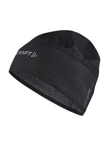 Craft Czapka "Adv Windblock" w kolorze czarnym rozmiar: S/M. Czarne czapki Craft, bez wzorów, z materiału. Za 49,95 zł.
