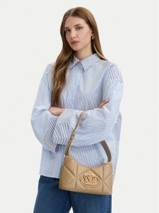 LOVE MOSCHINO Torebka JC4258PP0OLC0209 Beżowy. Brązowe torebki klasyczne LOVE MOSCHINO, bez wzorów, ze skóry, bez dodatków. Za 683,99 zł.