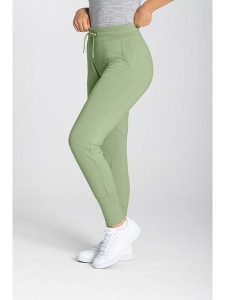 Super.natural Spodnie dresowe "Essential" w kolorze jasnozielonym rozmiar: S. Zielone spodnie dresowe super.natural, s, bez wzorów, z dresówki. Za 217,99 zł.