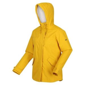 Kurtka trekkingowa damska Bria ocieplana. Brązowe kurtki Regatta, bez wzorów, bez kaptura. Za 159,99 zł.