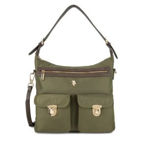 Torebka U.S. Polo Assn. Brązowe torebki klasyczne U.S. Polo Assn., bez wzorów, bez dodatków. Za 299,99 zł.