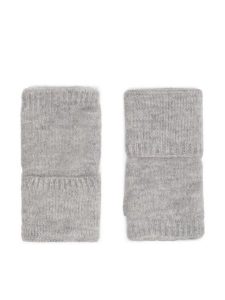 Jenny Fairy Rękawiczki Damskie 4W6-007-AW23 Szary. Szare rękawiczki Jenny Fairy, bez wzorów, z dzianiny. Za 49,99 zł.