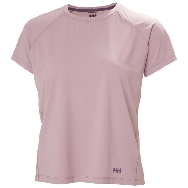 Damski jersey Helly Hansen Shine Solen. Fioletowe koszulki sportowe Helly Hansen, bez wzorów, z jersey, bez ramiączek. Za 167,99 zł.