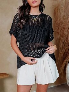 Milan Kiss Sweter w kolorze czarnym rozmiar: L. Czarne swetry oversize Milan Kiss, l, bez wzorów, bez ramiączek. Za 114,95 zł.
