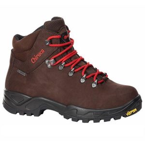 Buty turystyczne dla dorosłych Chiruca Cares GTX. Brązowe buty trekkingowe CHIRUCA, bez zapięcia. Za 706,99 zł.