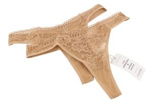 Scandale Le String Sensual Nude T17 - stringi damskie 2-pack XL. Brązowe stringi Erima, bez wzorów, z bawełny. Za 242,99 zł.