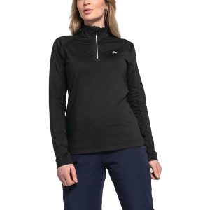Bluza polarowa Longsleeve Fiss. Czarne bluzy Schöffel, na zimę, l, bez wzorów, z polaru, bez kaptura. Za 169,99 zł.