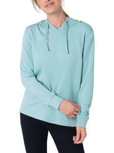 Timezone Bluza w kolorze błękitnym rozmiar: XS. Niebieskie bluzy Timezone, xs, bez wzorów, z kapturem. Za 79,03 zł.