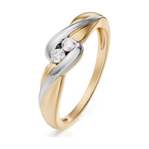 Pierścionek - , Brylant 0,12ct. Pierścionki marki W.KRUK. Za 2 990,00 zł.