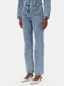 Morgan Jeansy 251-PCHARME Błękitny Bootcut Fit. Niebieskie jeansy Morgan, bez wzorów, z bawełny. Za 209,99 zł.