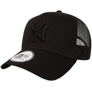 Czapka Trucker New Era MLB New York Yankees. Czarne czapki New Era, bez wzorów, z poliesteru, sportowe. Za 139,99 zł.
