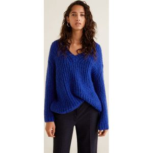 Mango - Sweter Varenka. Długie swetry marki Mango. W wyprzedaży za 69,90 zł.