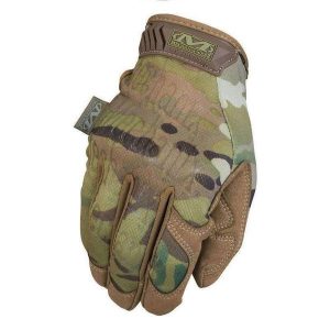 Rękawice bushcraft Mechanix Original. Brązowe rękawiczki MECHANIX, bez wzorów. Za 98,99 zł.