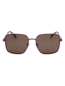 Polaroid Damskie okulary przeciwsłoneczne w kolorze fioletowo-brązowym rozmiar: 56. Brązowe okulary przeciwsłoneczne Polaroid. Za 144,95 zł.