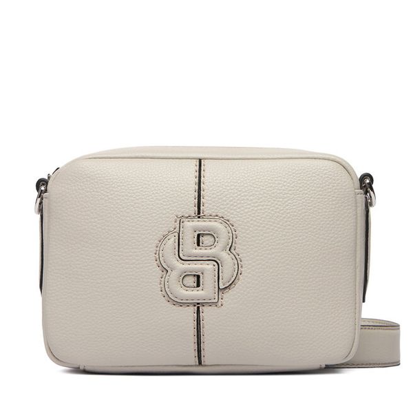 Torebka BOSS. Szare listonoszki Boss, bez wzorów, bez dodatków. Za 569,99 zł.