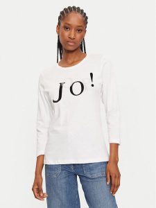 JOOP! Bluzka 58 JW244JE419-V 30044869 Biały Slim Fit. Białe bluzki JOOP!, bez wzorów, z bawełny, bez kołnierzyka, bez ramiączek. Za 239,99 zł.