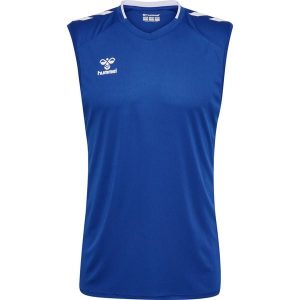 Tank top Hummel Core 2.0. Białe topy Hummel, bez wzorów, sportowe, bez kołnierzyka, bez ramiączek. Za 160,50 zł.