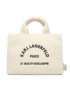 KARL LAGERFELD Torebka A4W50013 Écru. Torebki klasyczne KARL LAGERFELD, bez wzorów, z materiału, bez dodatków. Za 519,99 zł.