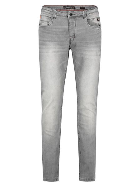 Sublevel Dżinsy - Slim fit - w kolorze szarym rozmiar: W36. Szare jeansy Sublevel, z aplikacjami, ze skóry. Za 52,30 zł.