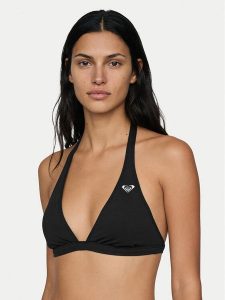 Roxy Góra od bikini Solid Essentials ERJX305689 Czarny. Czarne bikini Roxy, bez wzorów, z syntetyku. Za 129,99 zł.