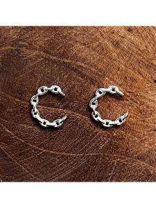 Les Petites Précieuses Srebrne kolczyki-kreole rozmiar: onesize. Szare kolczyki Les Petites Précieuses, srebrne. Za 82,44 zł.