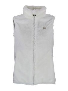 Peak Mountain Kamizelka polarowa "Avril" w kolorze kremowym rozmiar: XL. Brązowe kamizelki Peak Mountain, xl, bez wzorów, z polaru, bez kołnierzyka, bez ramiączek, bez kaptura. Za 173,99 zł.