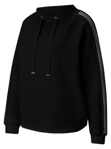 Heine Bluza w kolorze czarnym rozmiar: 50. Czarne bluzy Heine, bez wzorów, bez kaptura. Za 173,99 zł.