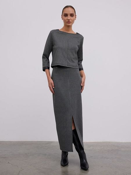 BGN Spódnica w kolorze czarno-szarym rozmiar: 34. Czarne spódnice BGN, na co dzień, bez wzorów, maxi. Za 104,89 zł.