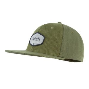 Czapka z daszkiem bawełniana Rab Axion Badge Cap. Zielone czapki RAB, bez wzorów, z bawełny, sportowe. Za 124,99 zł.