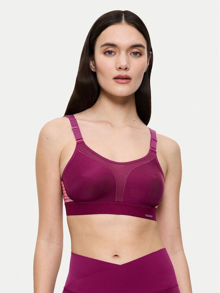 Triumph Biustonosz sportowy Triaction Extreme Lite 10163839 Bordowy. Czerwone biustonosze sportowe Triumph, bez wzorów, z syntetyku. Za 168,00 zł.