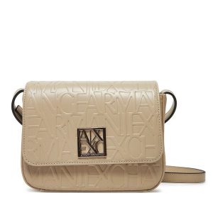 Torebka Armani Exchange. Brązowe listonoszki Armani Exchange, bez wzorów, bez dodatków. Za 309,99 zł.