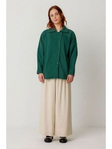 SKFK Kurtka koszulowa "Madalen" w kolorze zielonym rozmiar: M. Zielone kurtki SKFK, m, bez wzorów, z bawełny, bez kaptura. Za 304,99 zł.