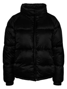 Pieces Kurtka pikowana w kolorze czarnym rozmiar: XS. Czarne kurtki Pieces, xs, bez wzorów, bez kaptura. Za 96,60 zł.