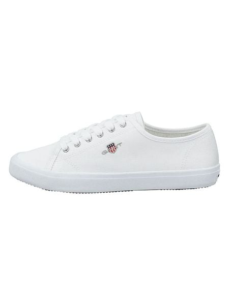 GANT Footwear Sneakersy "Pillox" w kolorze białym rozmiar: 38. Białe trampki GANT Footwear, bez wzorów, bez zapięcia. Za 174,45 zł.