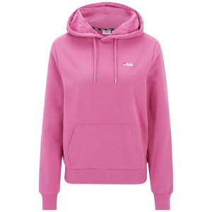 Bluza damska Fila Bruchsal. Czerwone bluzy Fila, m, bez wzorów, z bawełny, z kapturem. Za 199,00 zł.
