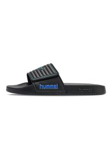Klapki basenowe Hummel Pool. Szare klapki Hummel, bez wzorów, z materiału, bez obcasa. Za 187,00 zł.