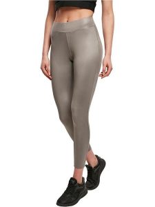 Urban Classics Legginsy w kolorze beżowym ze skóry syntetycznej rozmiar: M. Brązowe legginsy Urban Classics, bez wzorów, ze skóry, z podwyższonym stanem. Za 57,06 zł.