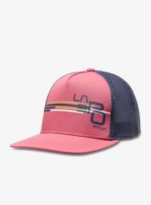 Czapka z daszkiem La Sportiva Stripe Cube Hat. Czerwone czapki La Sportiva, bez wzorów, z materiału, eleganckie. Za 104,49 zł.