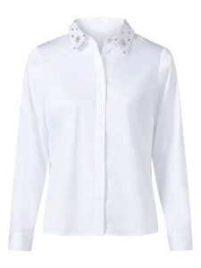 Heine Koszula w kolorze białym rozmiar: 42. Białe koszule Heine, bez wzorów, bez kołnierzyka, bez ramiączek. Za 60,99 zł.