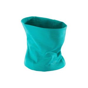 Komin do biegania Kiprun Warm+ ocieplany. Czarne szaliki KIPRUN, bez wzorów, z elastanu. Za 29,99 zł.