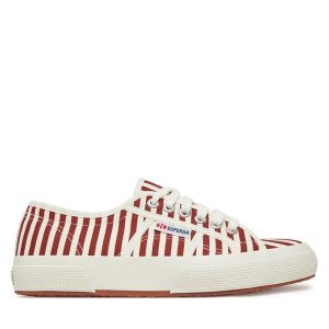 Superga. Czerwone trampki Superga, bez wzorów, bez zapięcia. Za 179,99 zł.