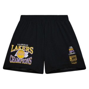 Szorty Los Angeles Lakers NBA Champions Era Szortys HWC. Czarne szorty MITCHELL & NESS, bez wzorów, sportowe. Za 437,50 zł.