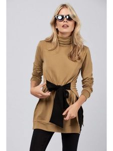 LA Angels Bluza w kolorze karmelowym rozmiar: S. Brązowe bluzki LA Angels, bez wzorów. Za 126,15 zł.